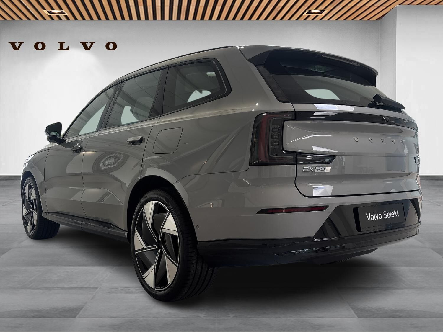 Grå Volvo EX90 fra 2025