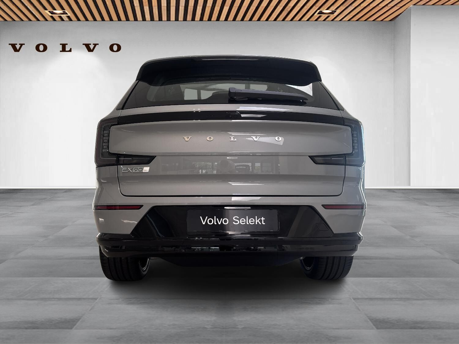Grå Volvo EX90 fra 2025