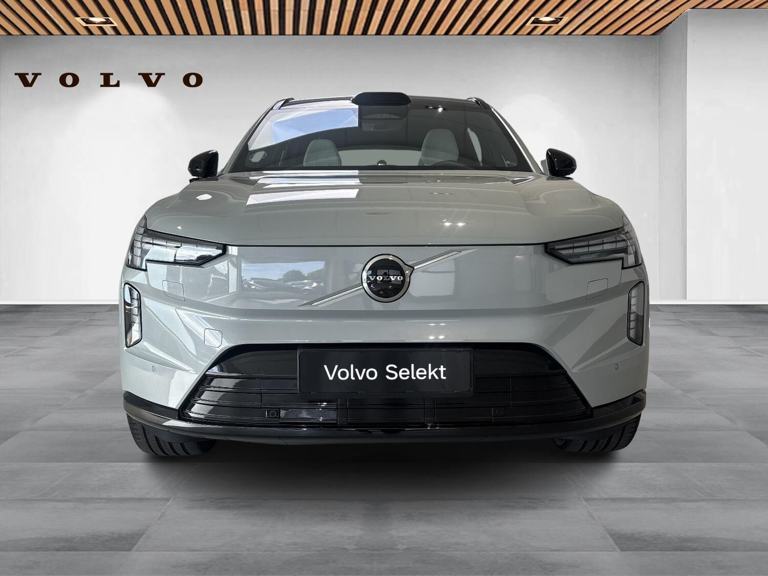 Grå Volvo EX90 fra 2025