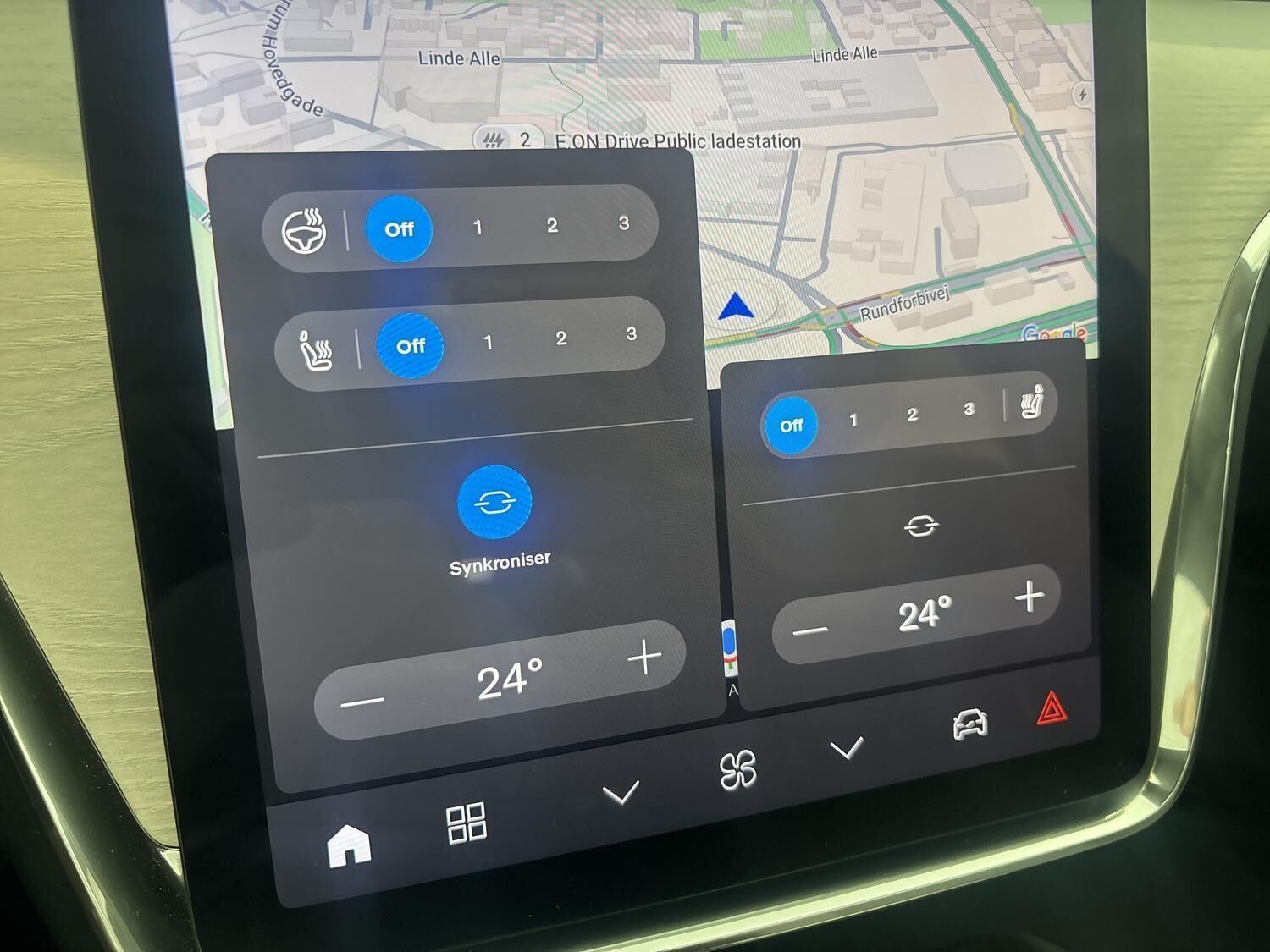 Grå Volvo EX90 fra 2025