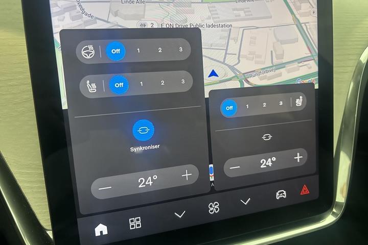 Grå Volvo EX90 fra 2025