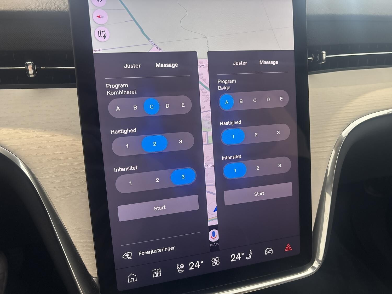 Grå Volvo EX90 fra 2025