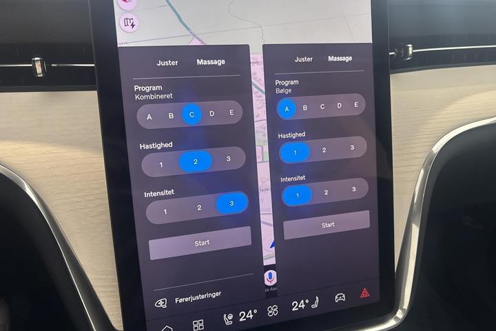 Grå Volvo EX90 fra 2025