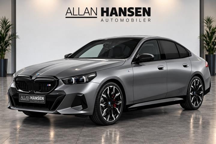 Grå BMW i5 fra 2024