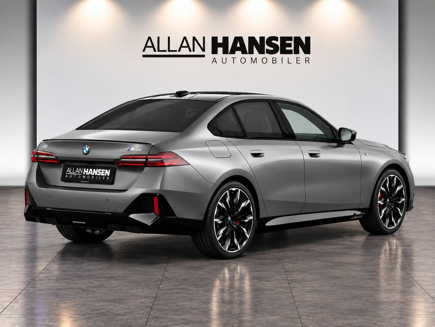 Grå BMW i5 fra 2024