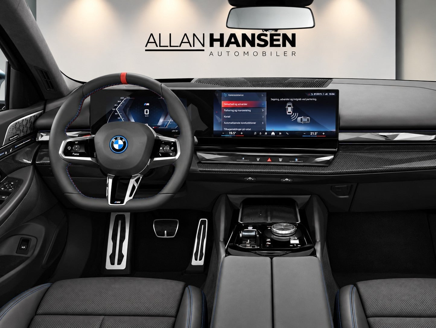 Grå BMW i5 fra 2024