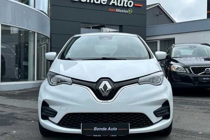 Hvid Renault Zoe fra 2020