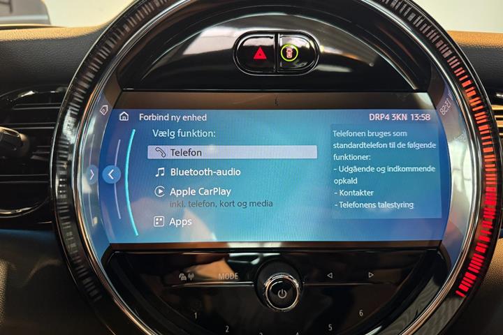 Sølv Mini Cooper SE fra 2023