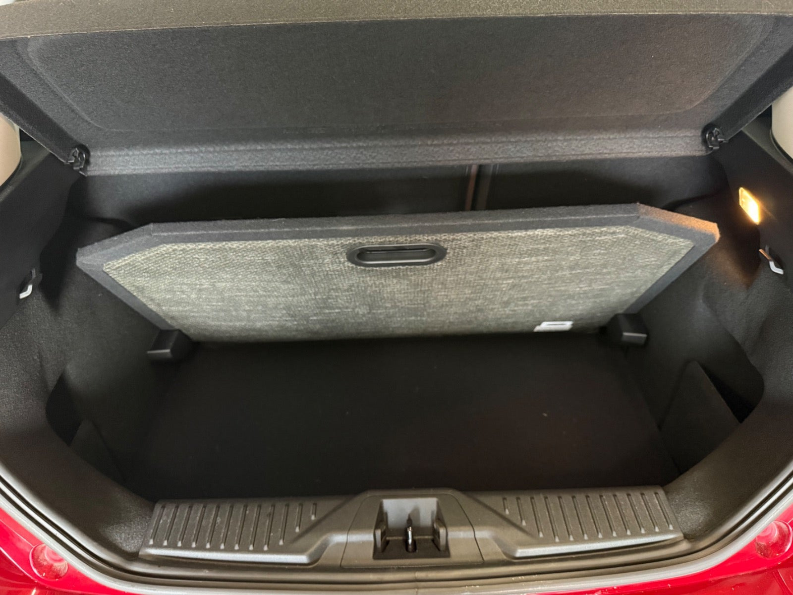 Rød Ford Fiesta fra 2018