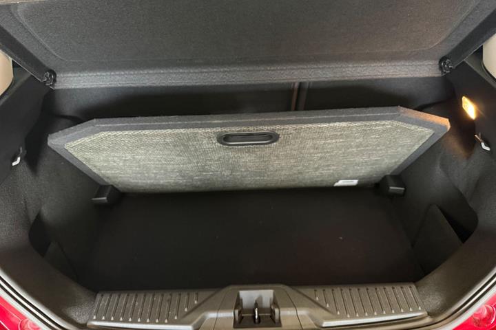 Rød Ford Fiesta fra 2018