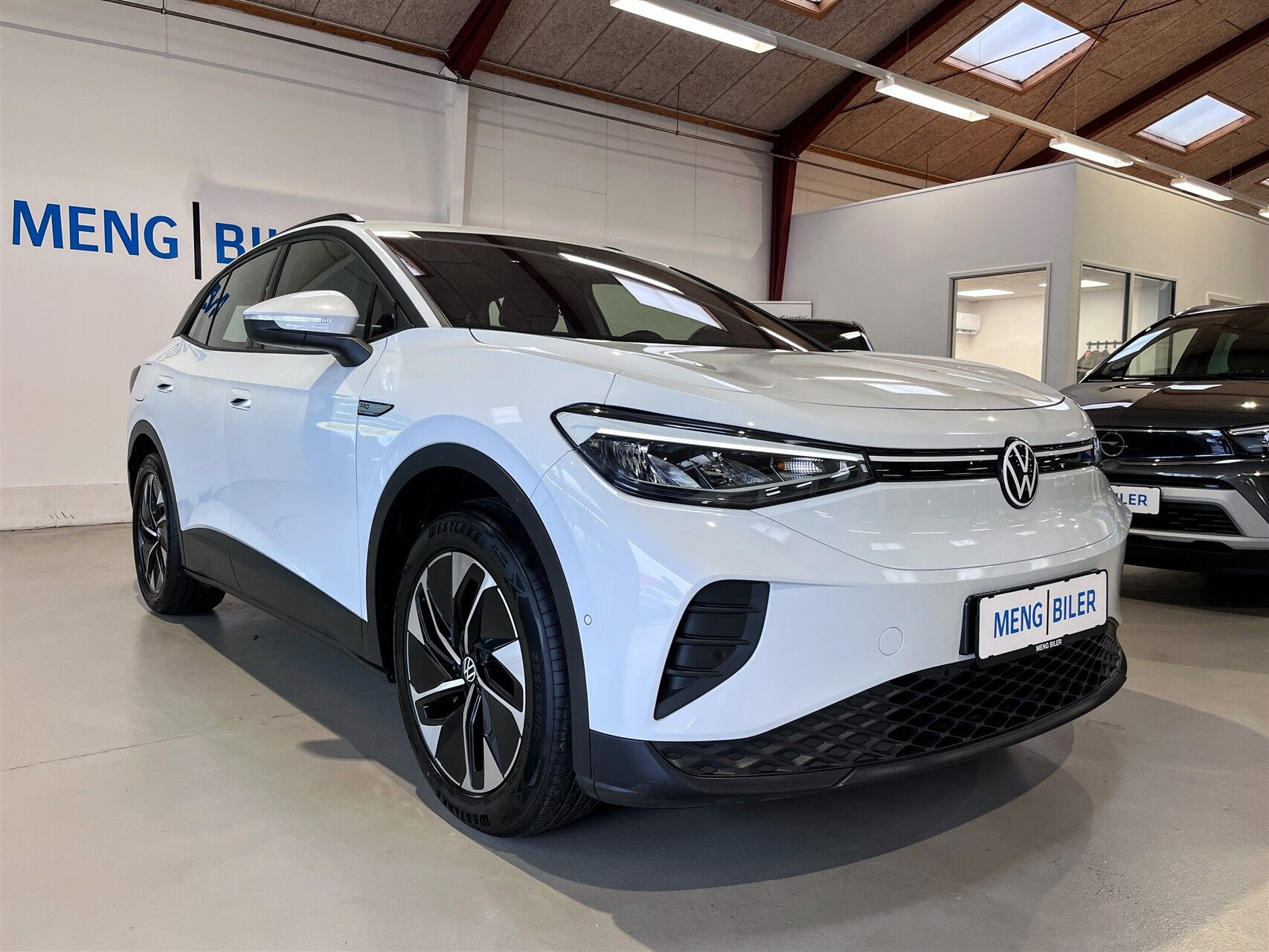 Hvid VW ID.4 fra 2023