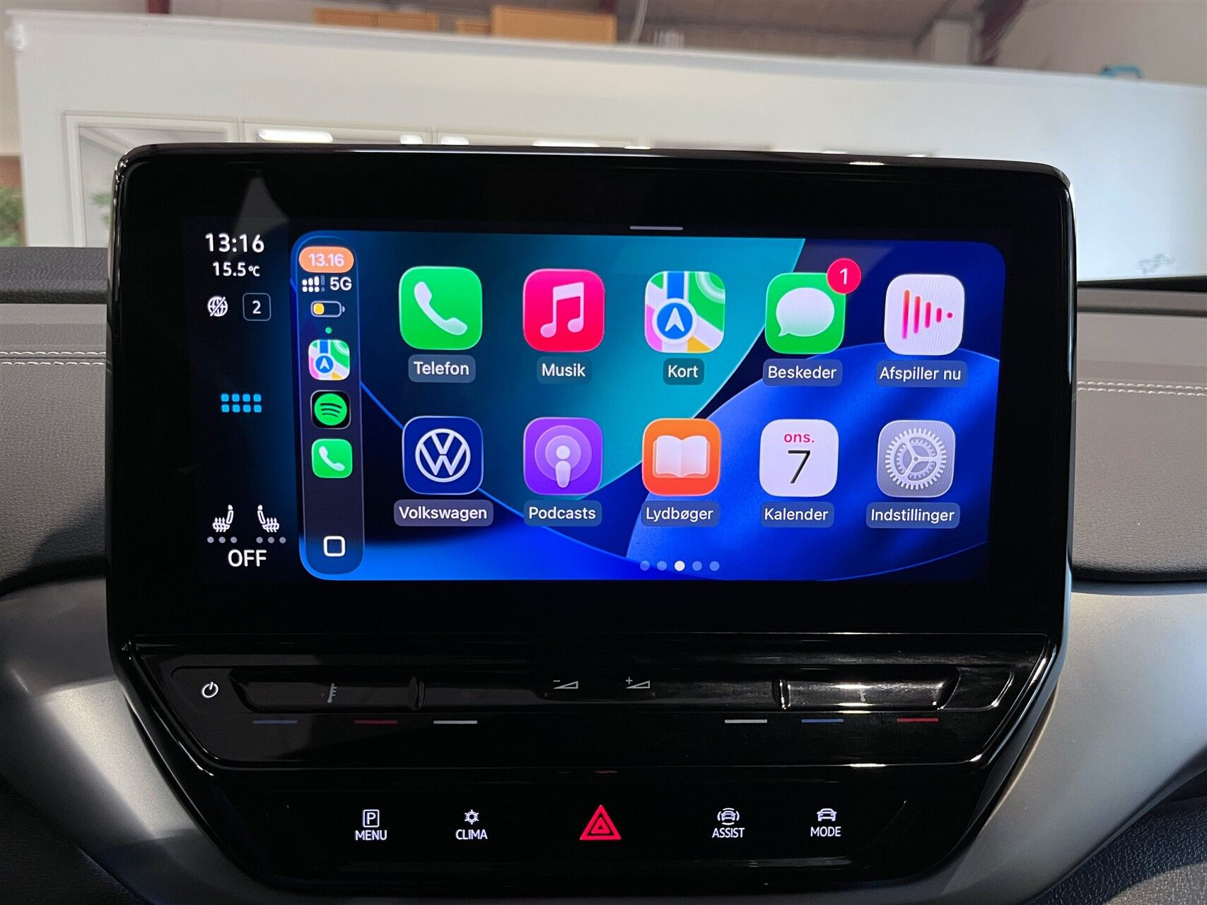 Hvid VW ID.4 fra 2023