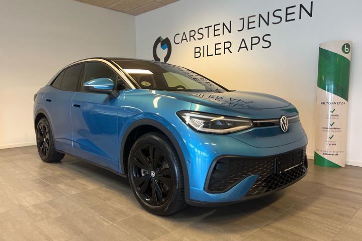 Blå VW ID.5 fra 2024 set udefra