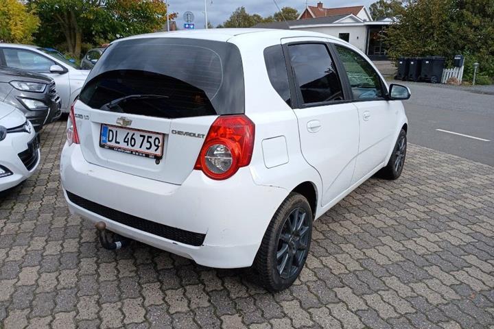 Hvid Chevrolet Aveo fra 2011