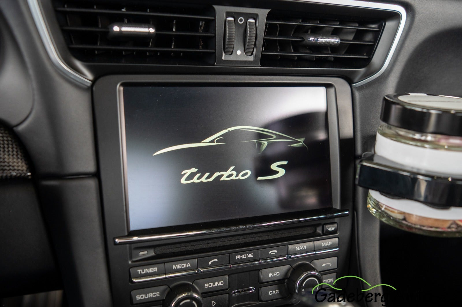 Sort Porsche 911 Turbo S fra 2014