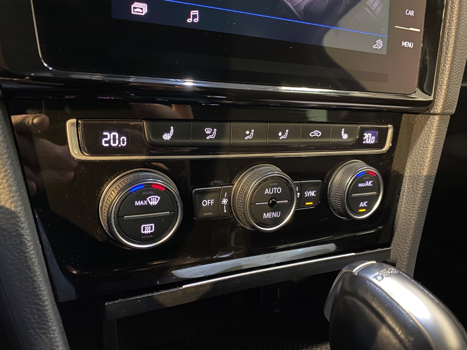 Sort VW Golf VII fra 2019
