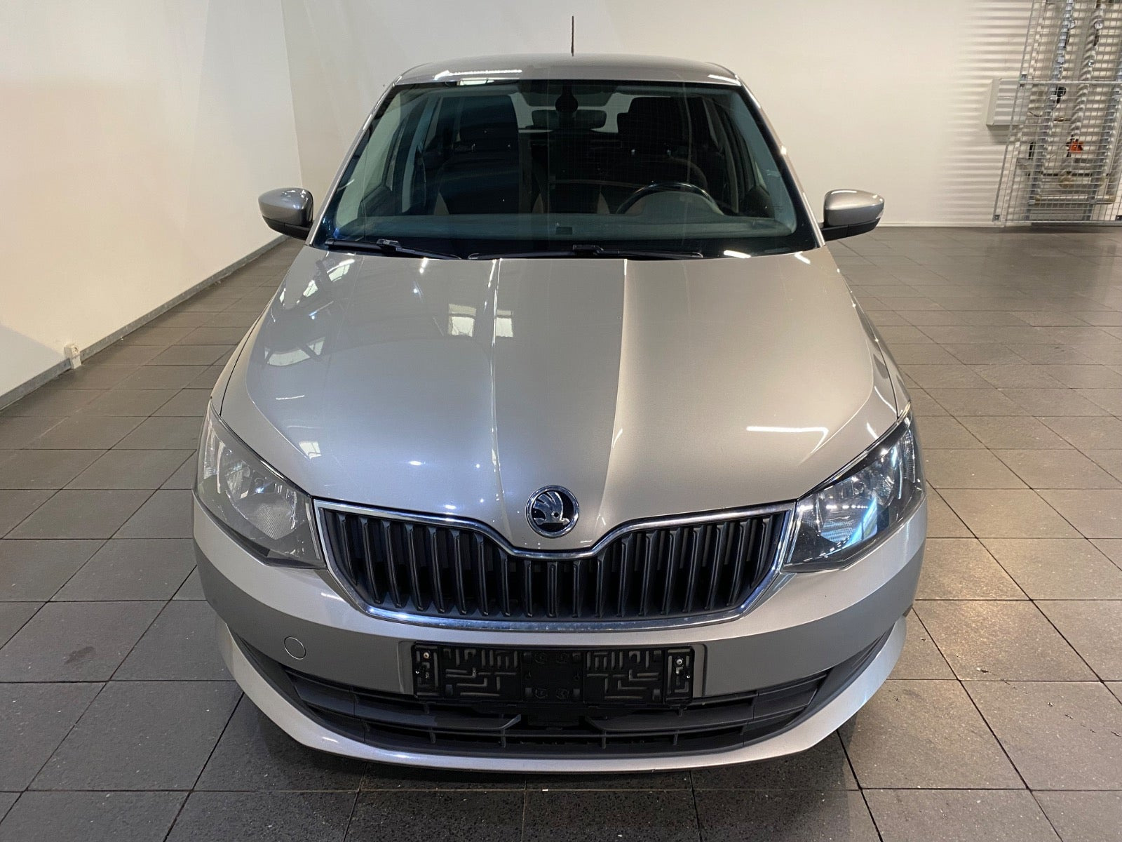Beige Skoda Fabia fra 2018