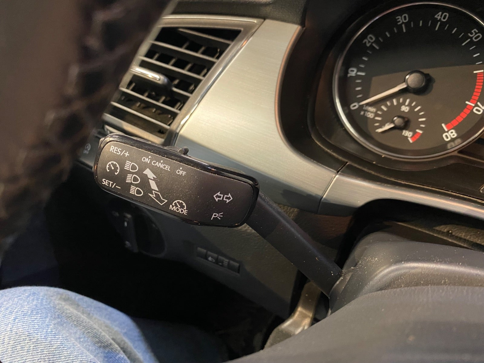 Beige Skoda Fabia fra 2018