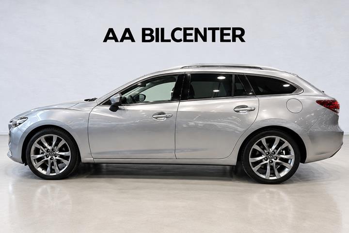 Grå Mazda 6 fra 2013