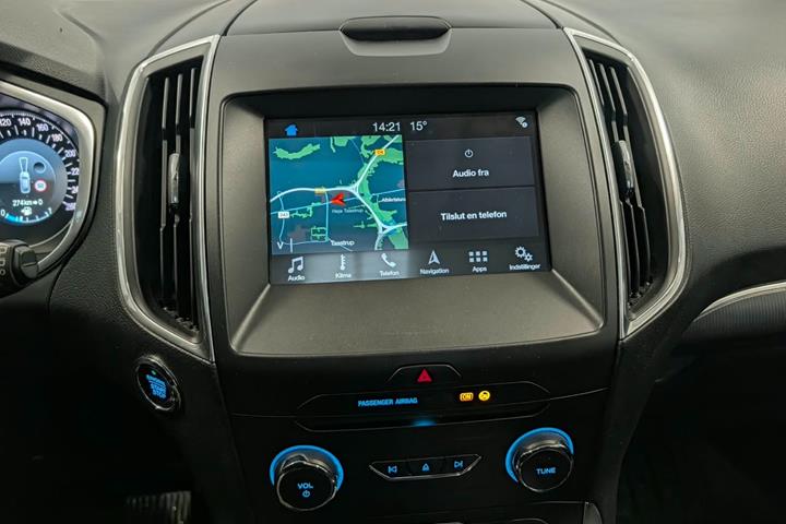 Grå Ford Galaxy fra 2018