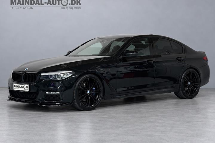 Sort BMW 520d fra 2017
