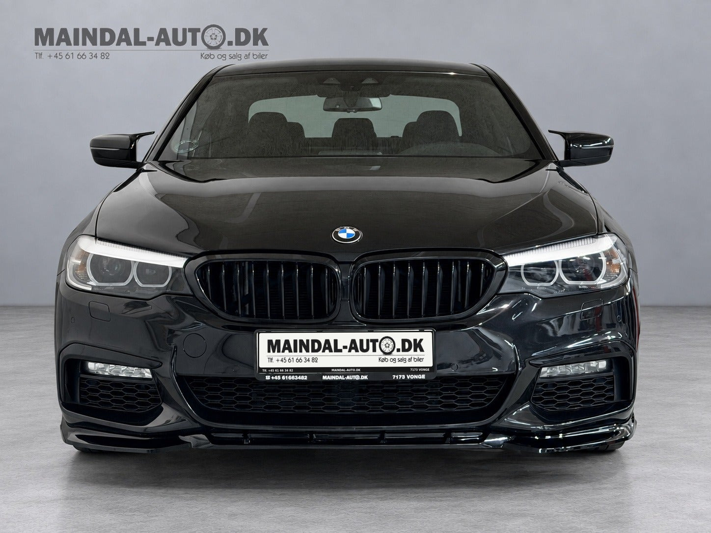 Sort BMW 520d fra 2017
