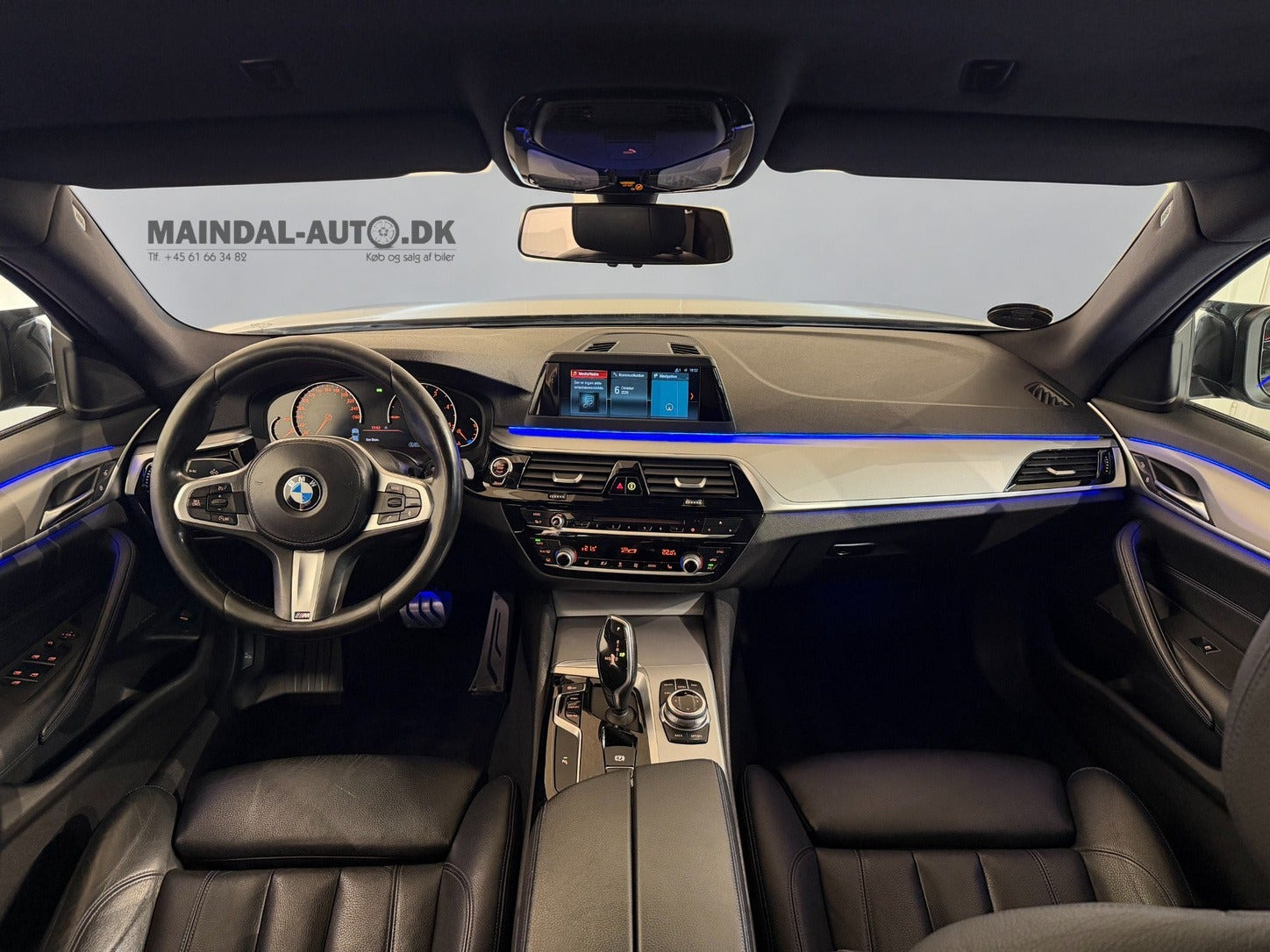 Sort BMW 520d fra 2017