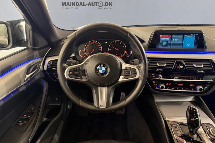 Sort BMW 520d fra 2017