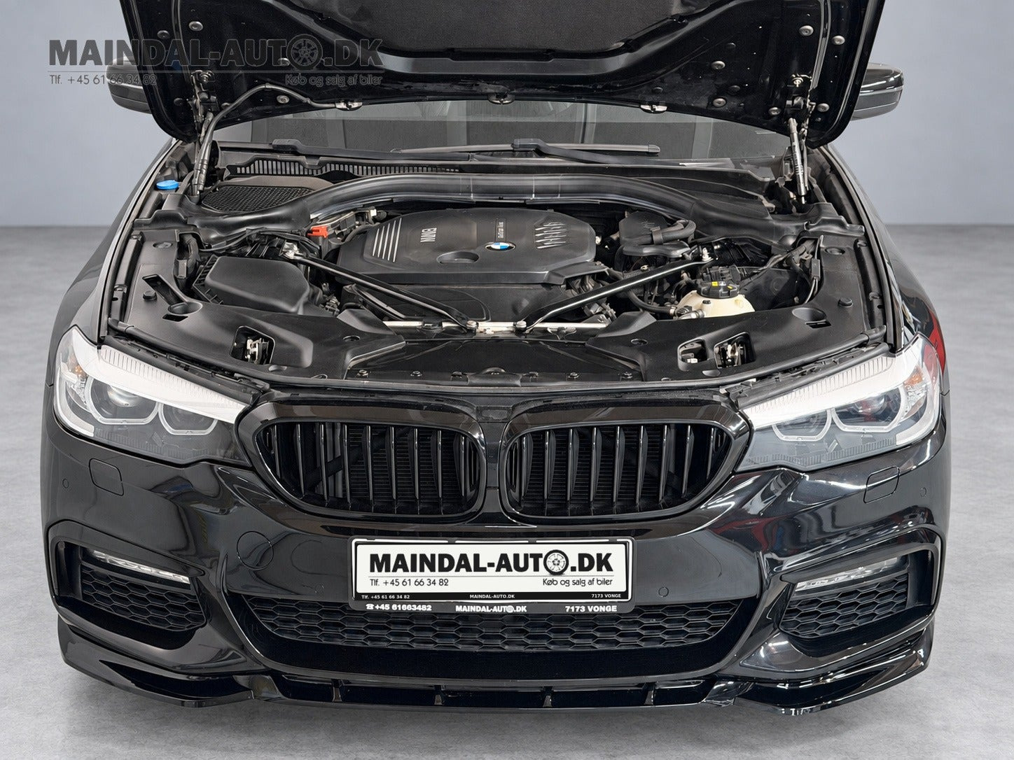 Sort BMW 520d fra 2017