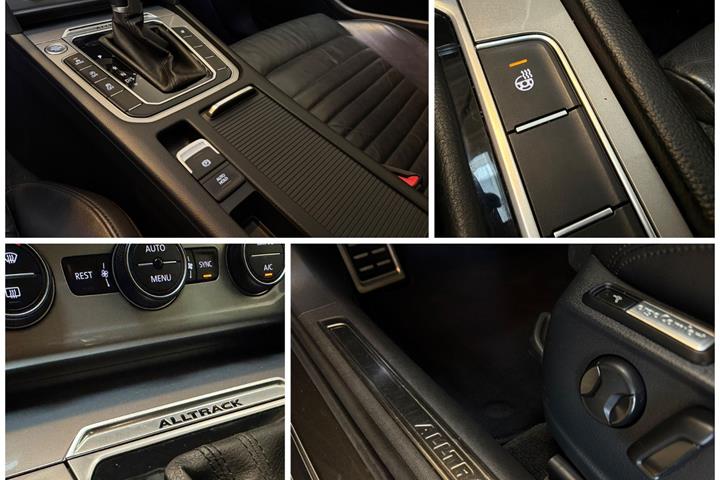 Grå VW Passat Alltrack fra 2018