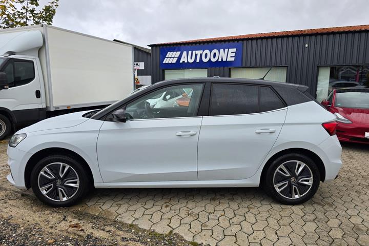 Hvid Skoda Fabia fra 2023