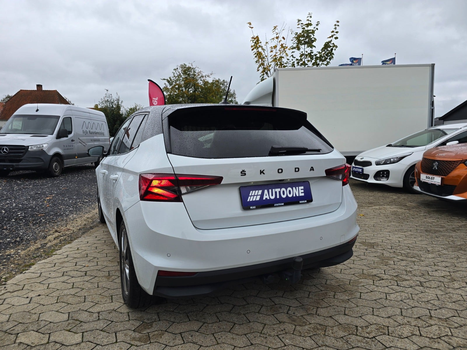 Hvid Skoda Fabia fra 2023