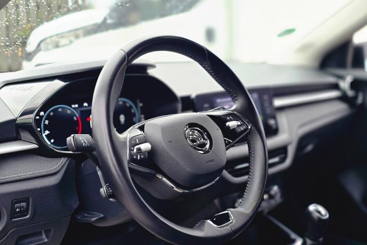 Hvid Skoda Fabia fra 2023
