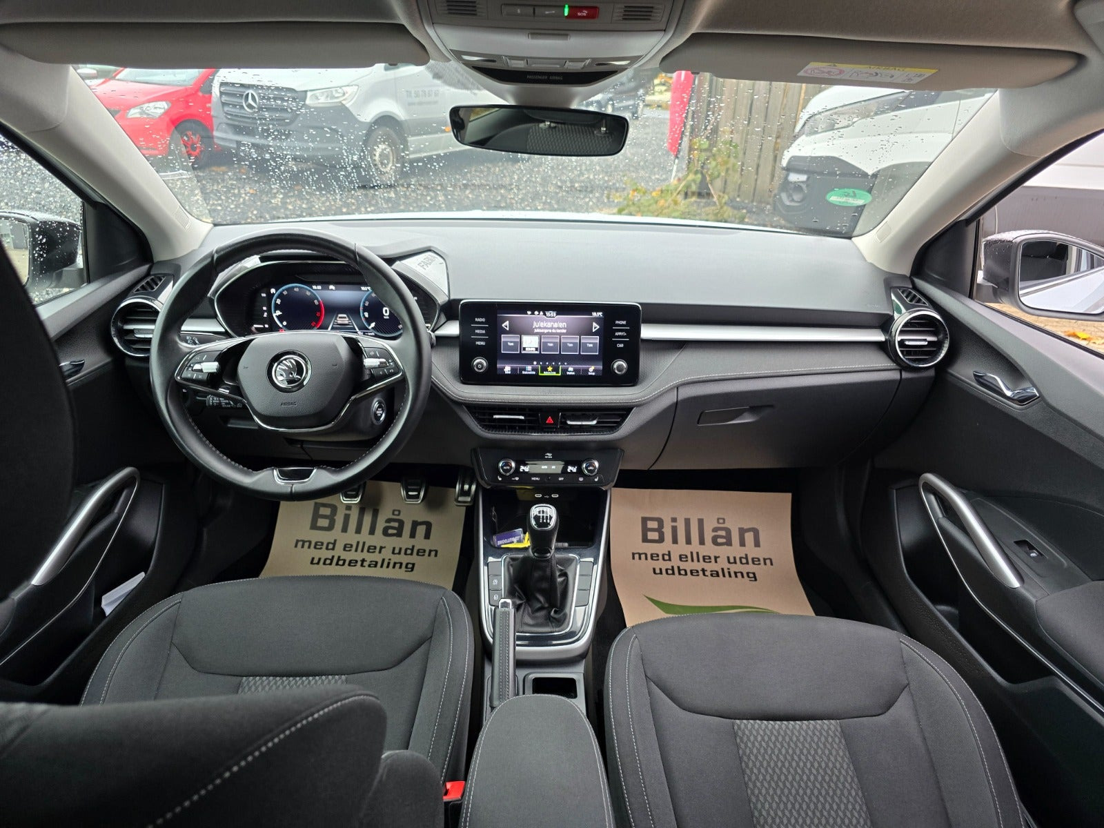 Hvid Skoda Fabia fra 2023