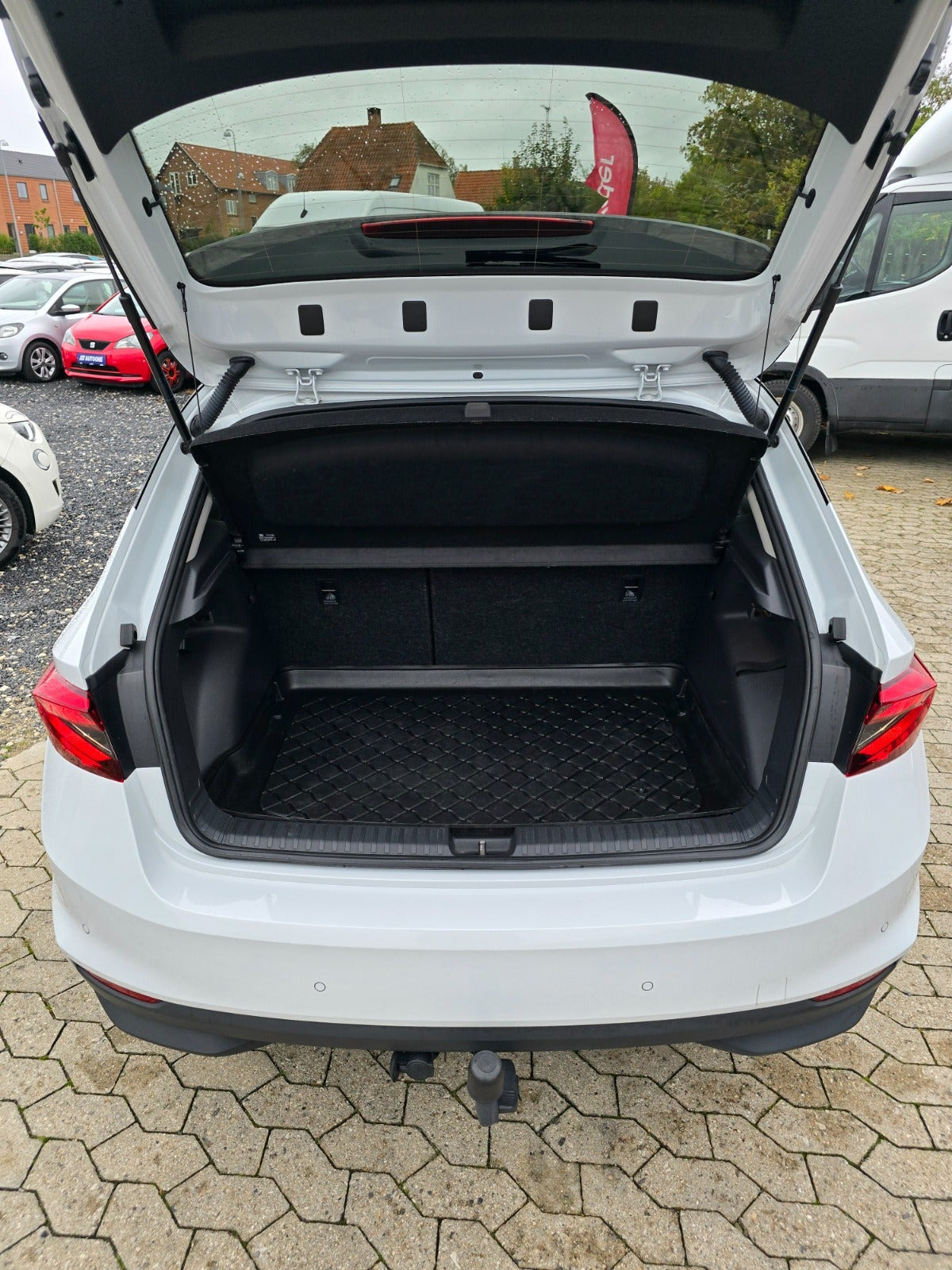 Hvid Skoda Fabia fra 2023