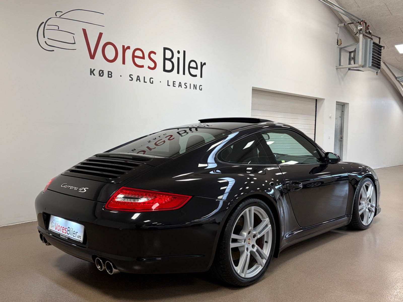 Sort Porsche 911 Carrera 4S fra 2008