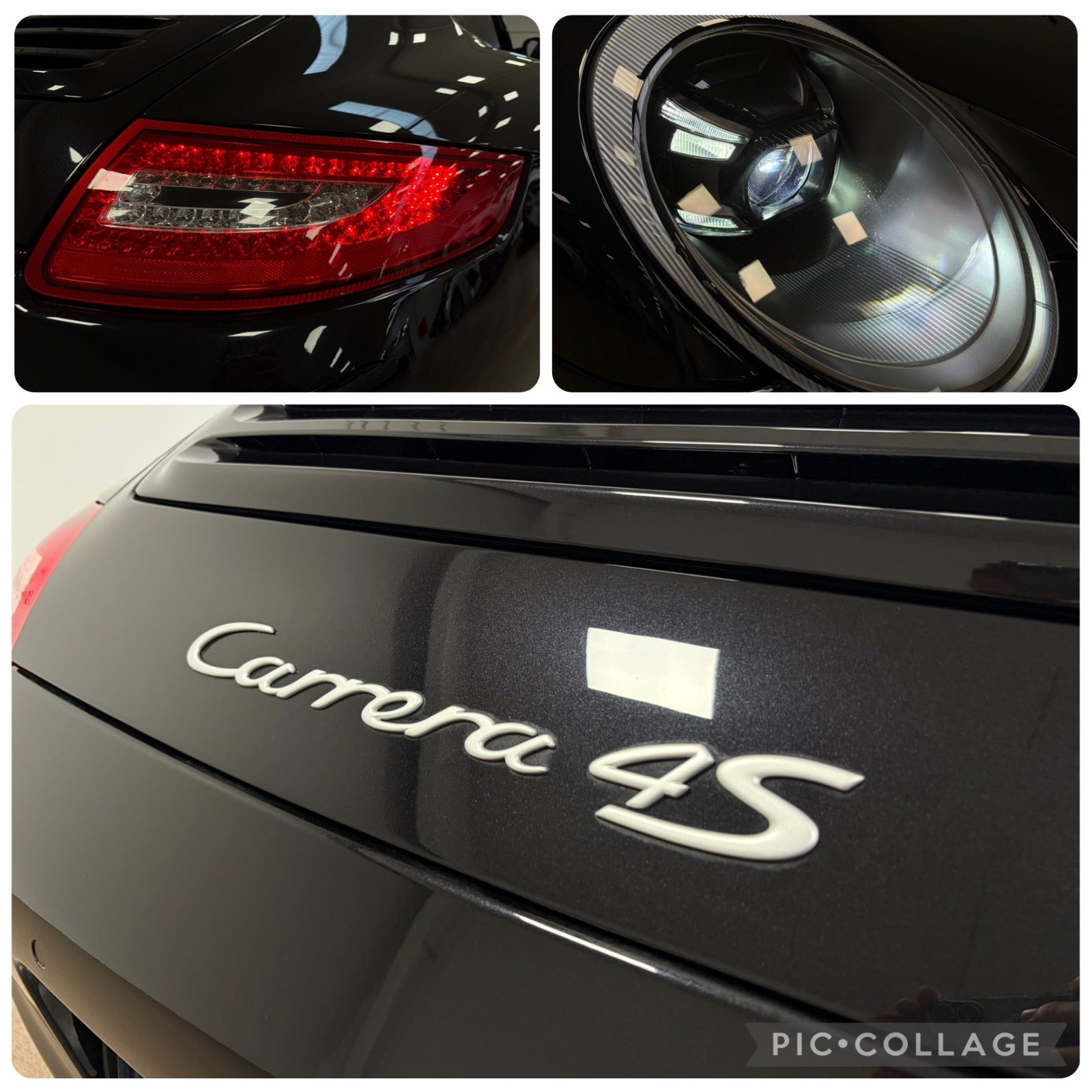 Sort Porsche 911 Carrera 4S fra 2008
