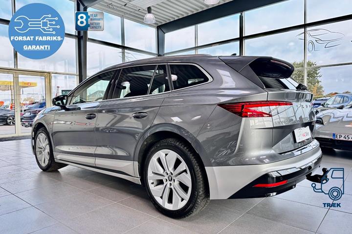 Grå Skoda Enyaq fra 2026