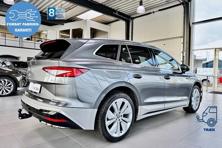 Grå Skoda Enyaq fra 2026
