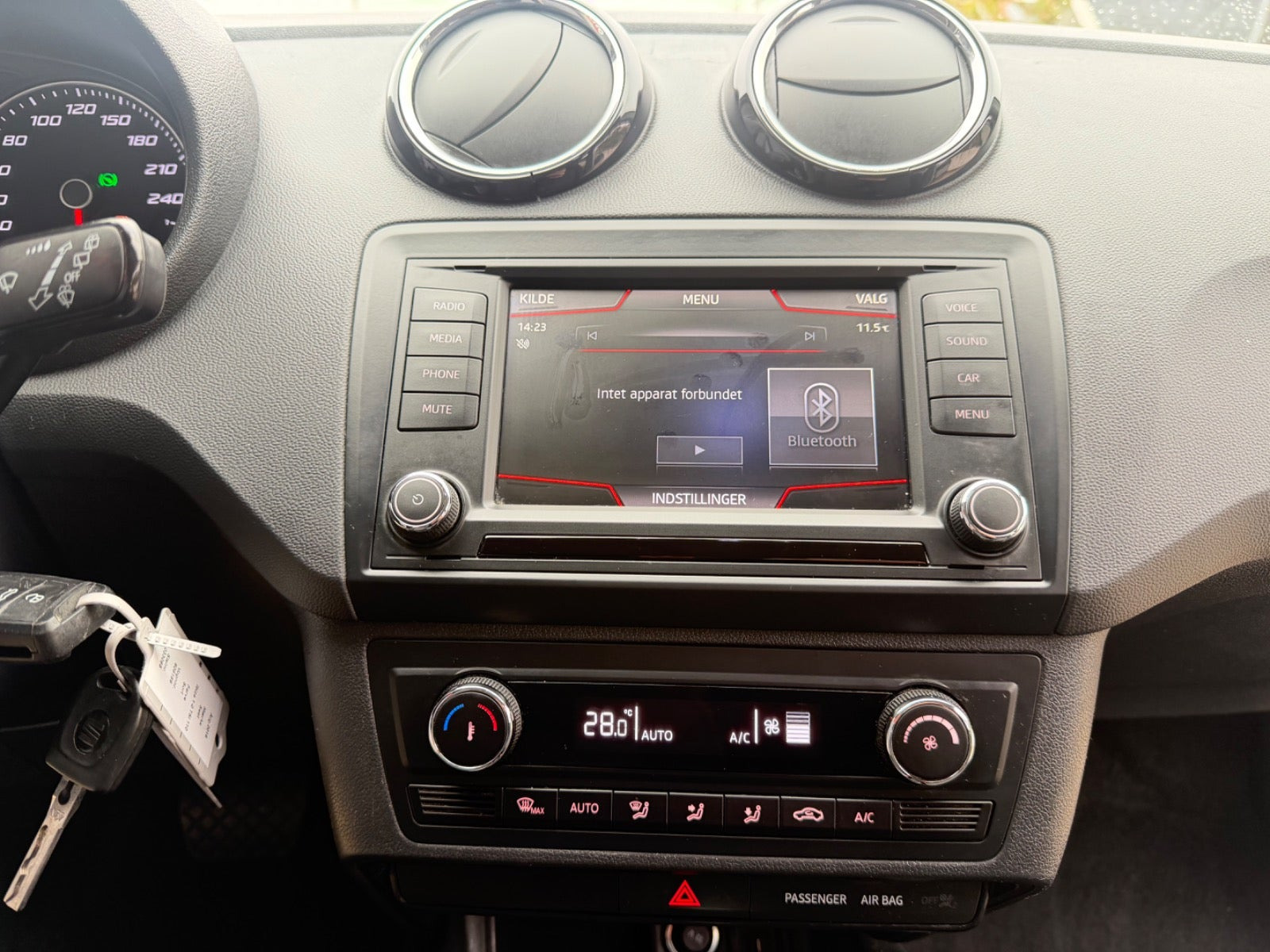 Sort Seat Ibiza fra 2017