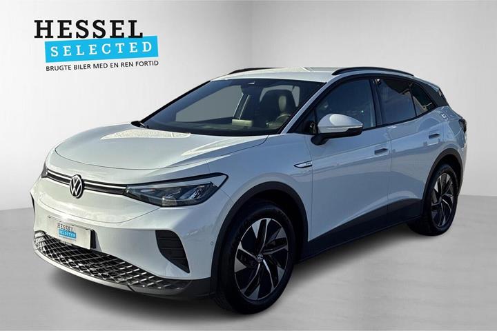 Sølv VW ID.4 fra 2023 set udefra