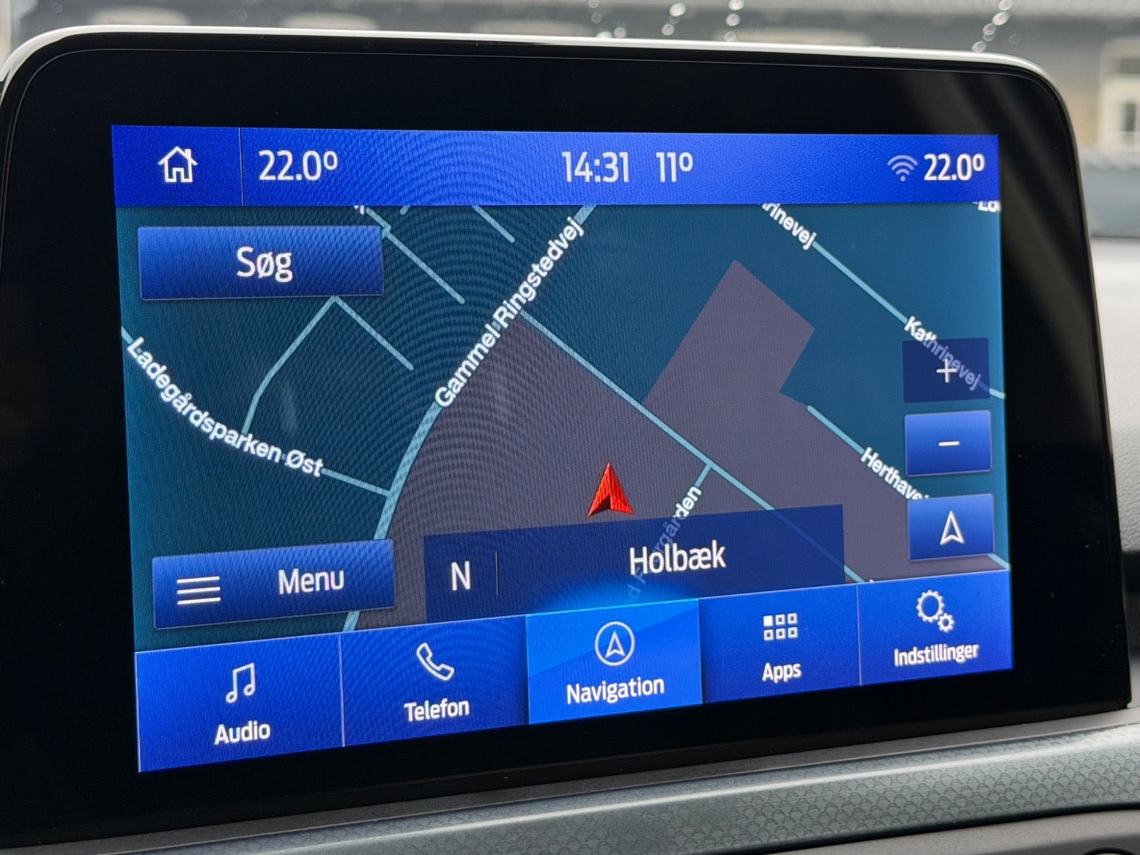 Hvid Ford Focus fra 2020