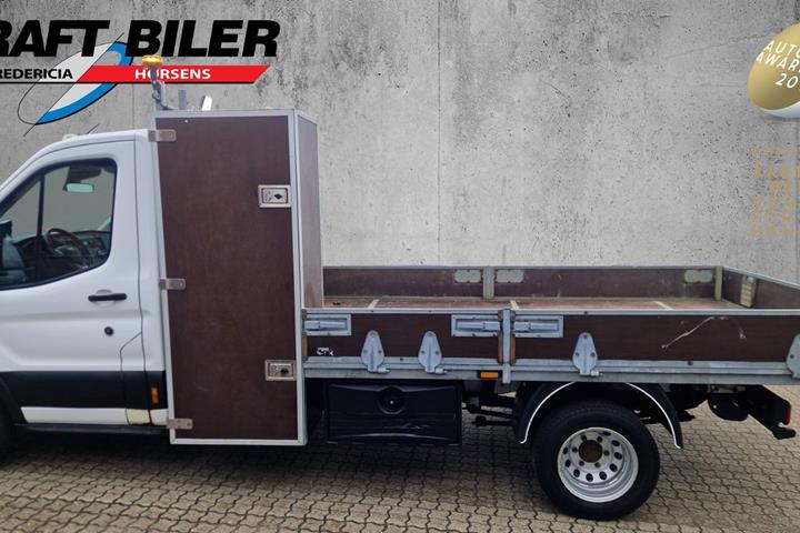 Hvid Ford Transit 350 L3 Chassis fra 2022