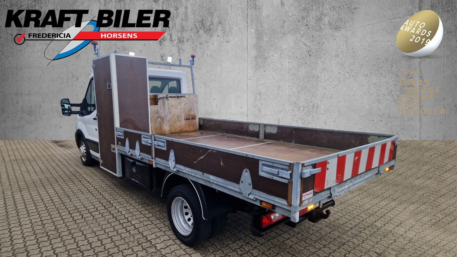 Hvid Ford Transit 350 L3 Chassis fra 2022