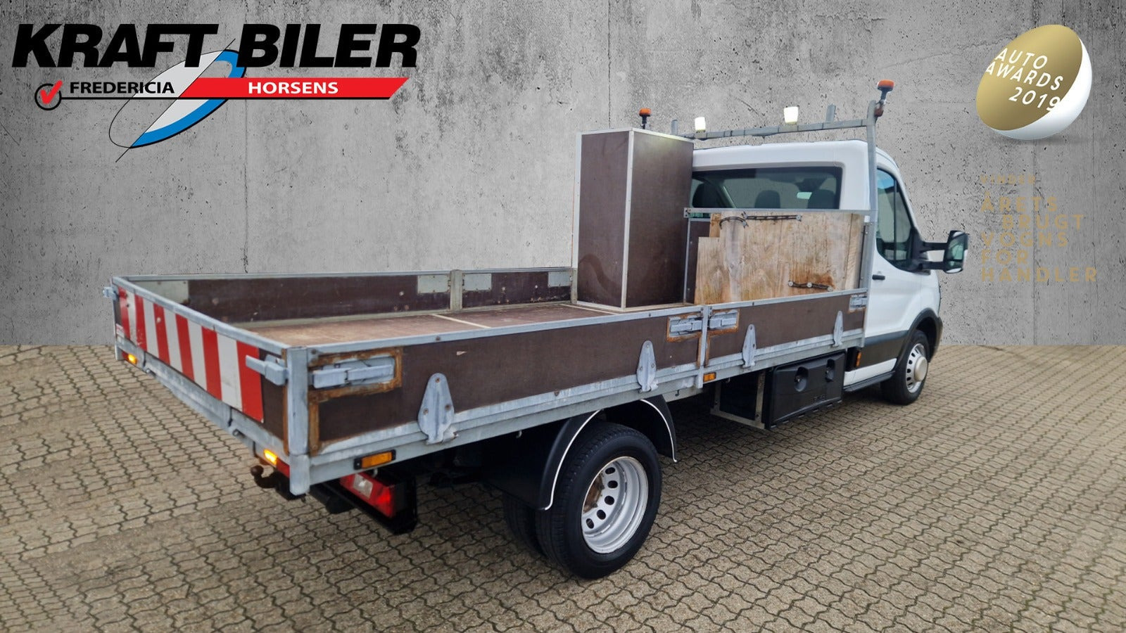 Hvid Ford Transit 350 L3 Chassis fra 2022