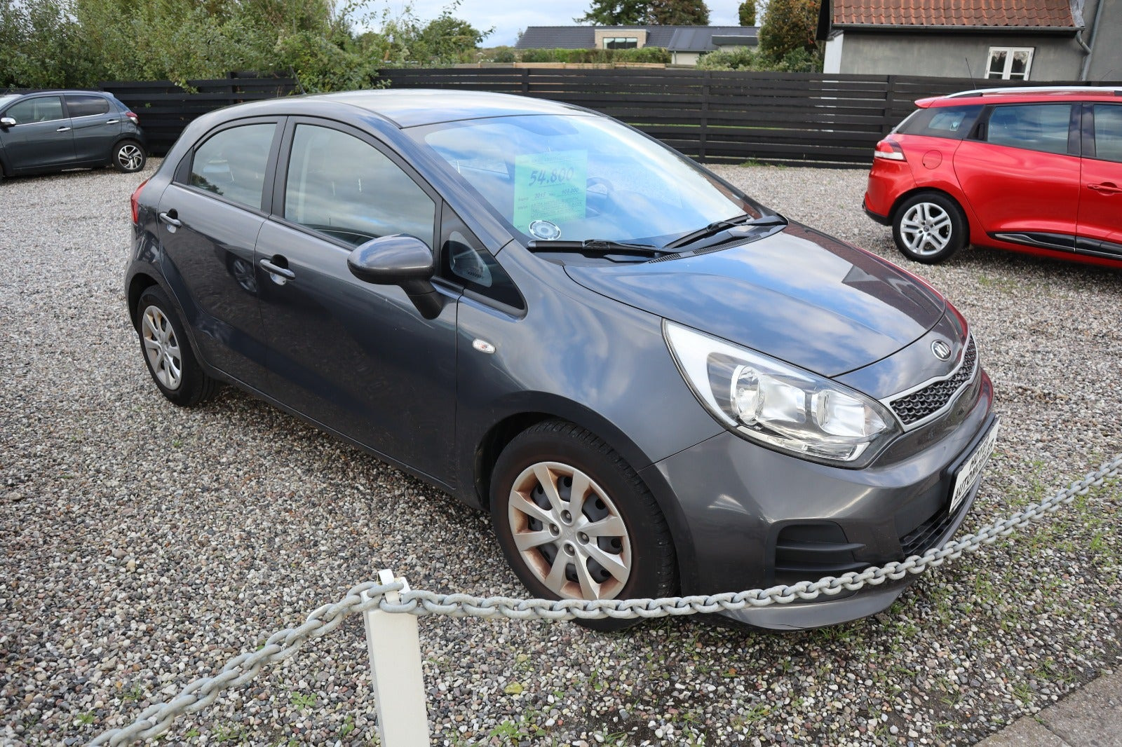 Blå Kia Rio fra 2015