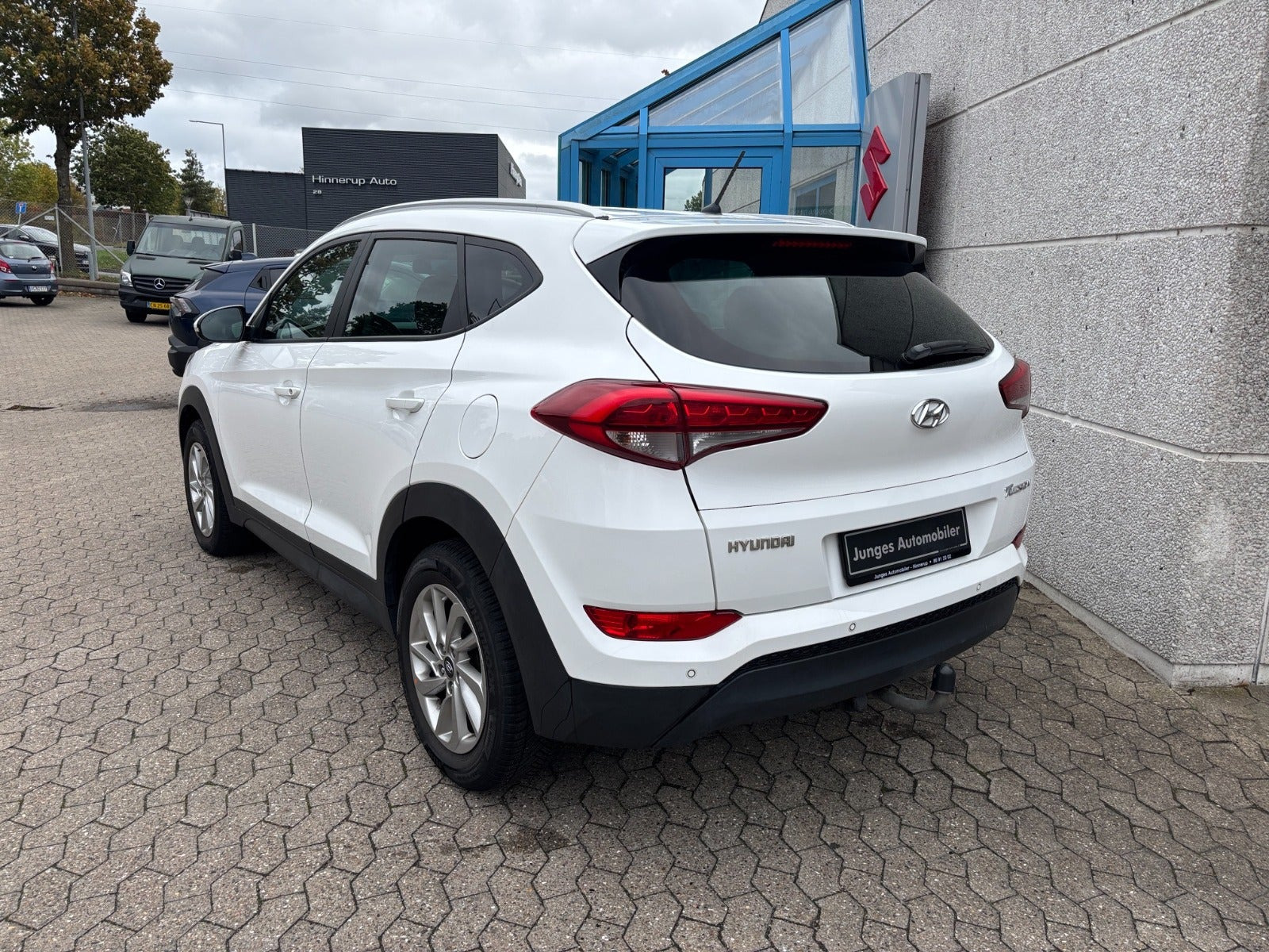 Hvid Hyundai Tucson fra 2016