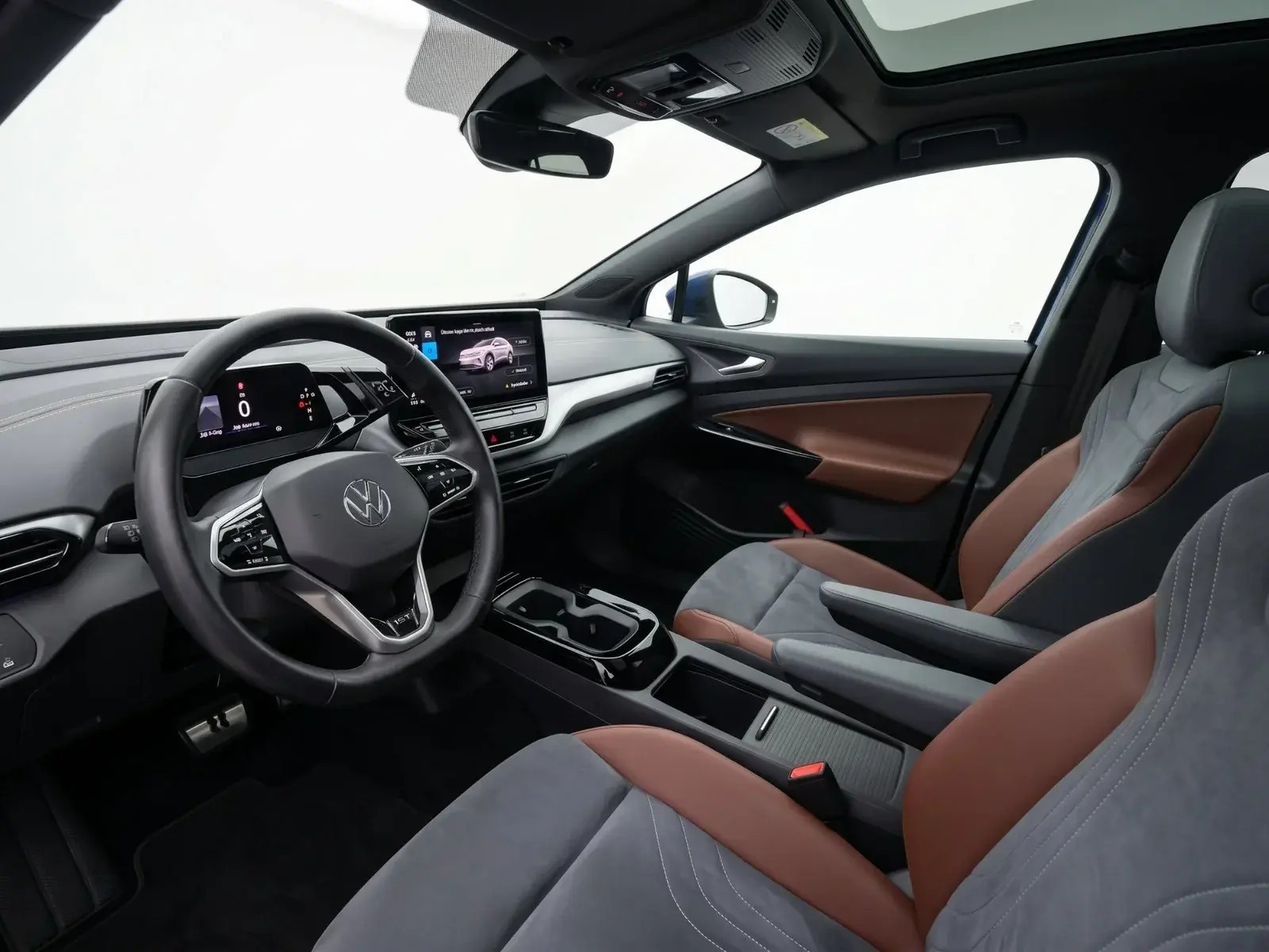 Blå VW ID.4 fra 2021