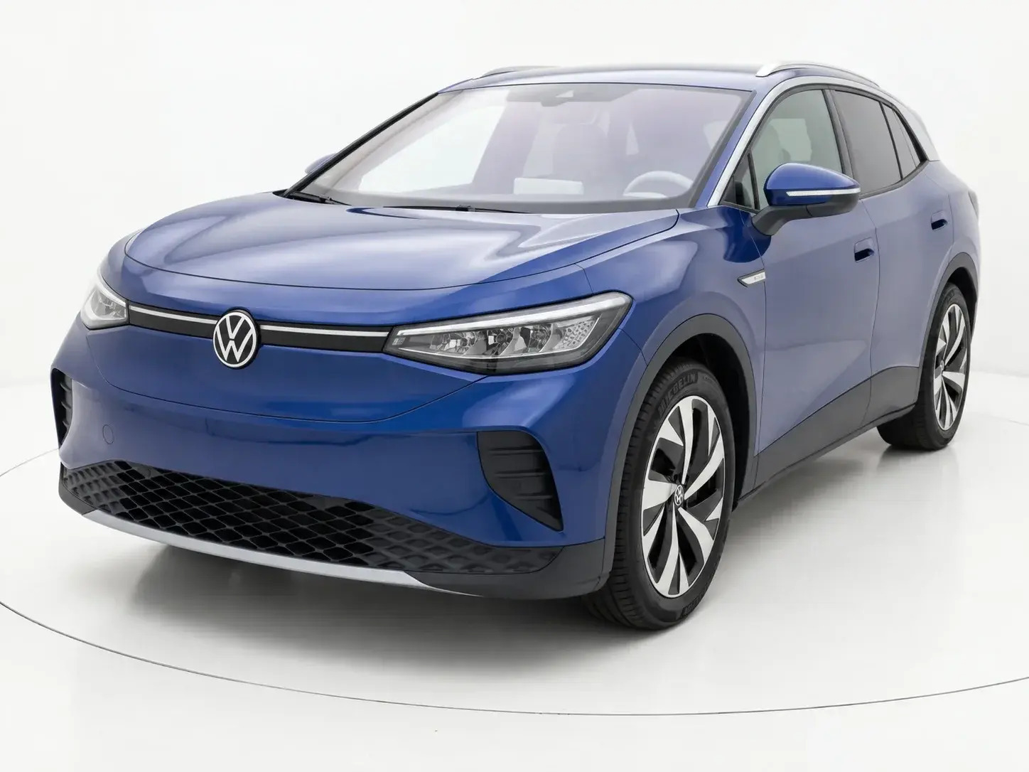 Blå VW ID.4 fra 2021