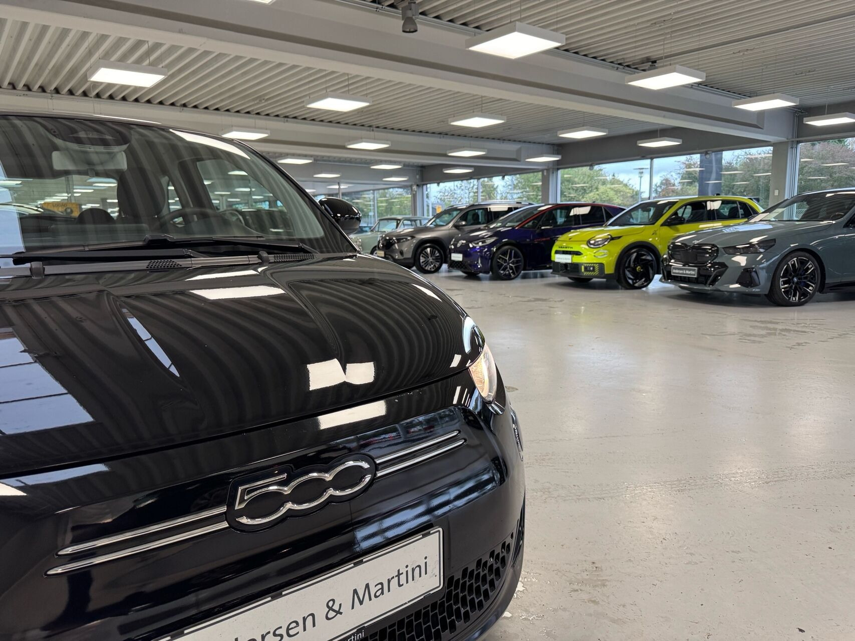 Sort Fiat 500e fra 2023